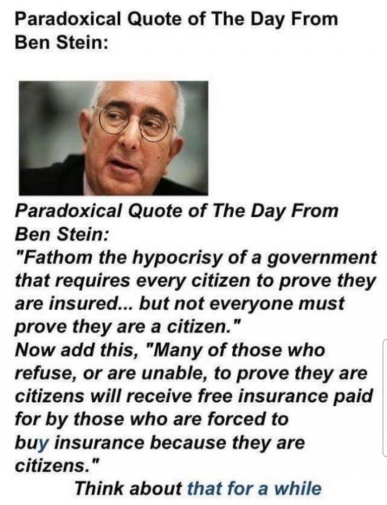 Ben Stein quote