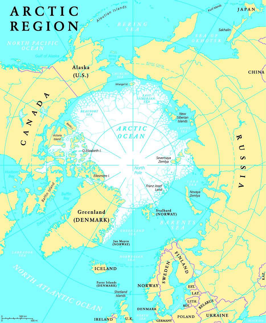 North Pole Map