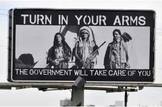 Turn in your guns, the government will take care of you.