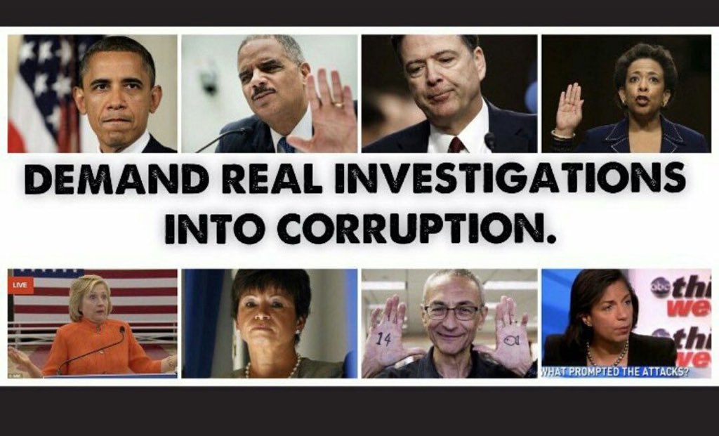 Demand Investigations into Obama-era Corruption
